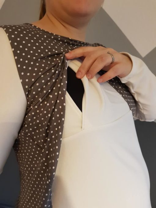 ebook Schnittmuster Madeleine sewing pattern maternity nursing top shirt oberteil schwangerschaft umstandstop Stillshirt sewing diy selber nähen