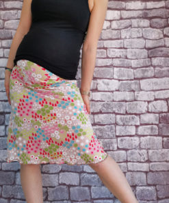 Schnittmuster Umstadsrock Schwangerschaftsrock DIY Umstandsmode Schwangerschaft Rock