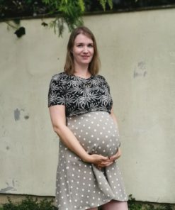 Schnittmuster Umstandskleid Schwangerschaftskleid Stillkleid DIY Umstandsmode Stillmode Schwangerschaft Kleid 