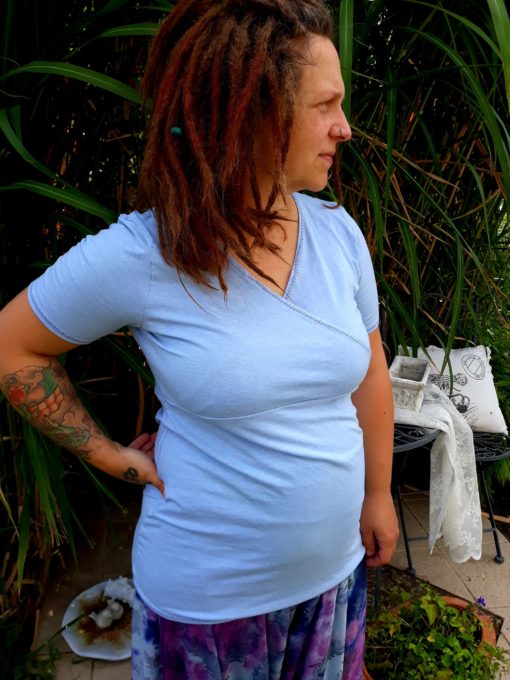 Schnittmuster Umstandskleid Schwangerschaftskleid Stillkleid DIY Umstandsmode Stillmode Schwangerschaft Kleid