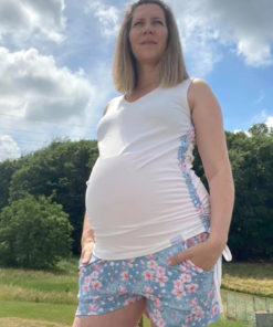 Schnittmuster Umstandsshorts Schwangerschaftsshorts shorts schwangerschaft DIY Umstandsmode 