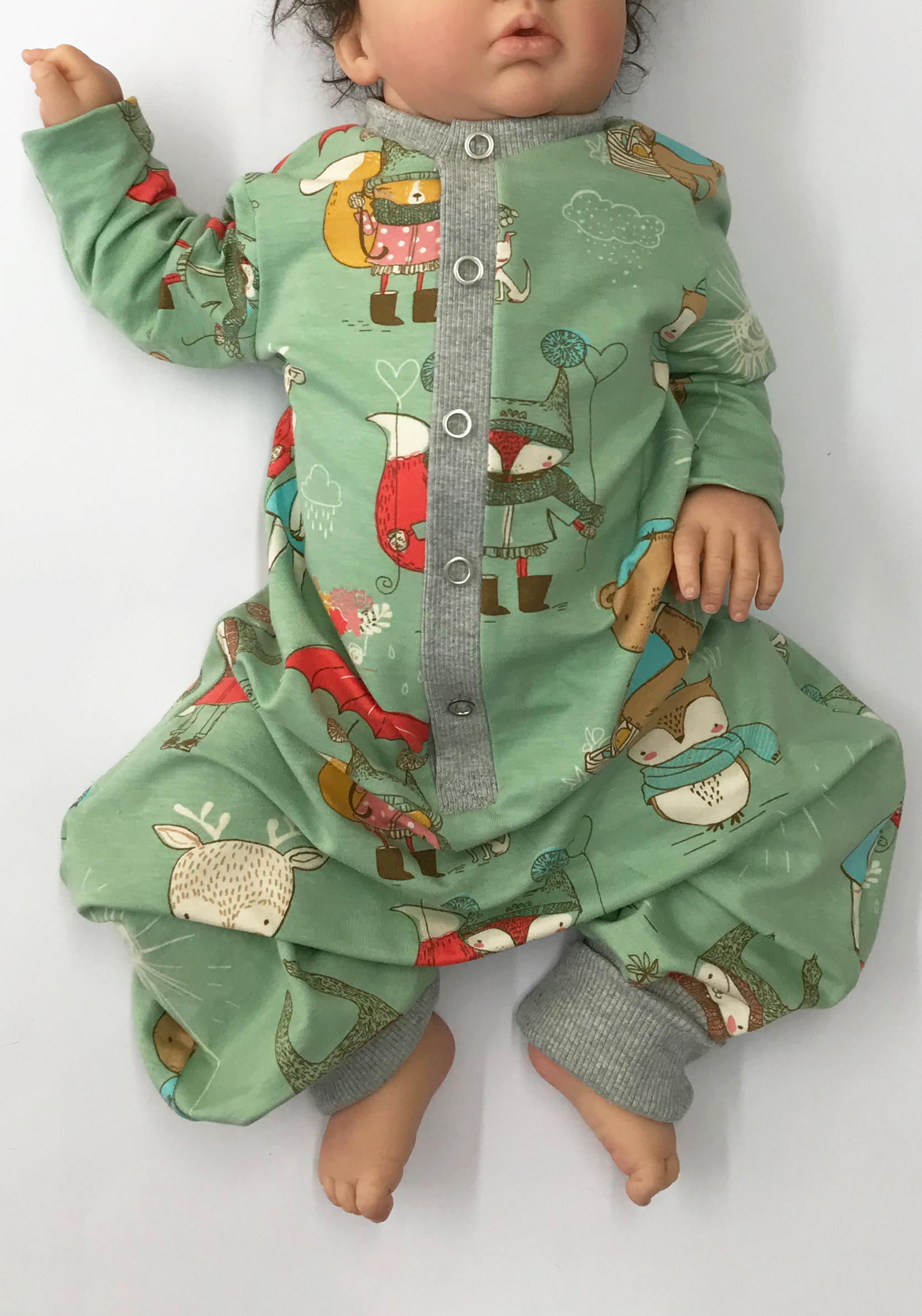 Schnittmuster Pyjama Schlafoverall Siesta (50-140) – Bild 15