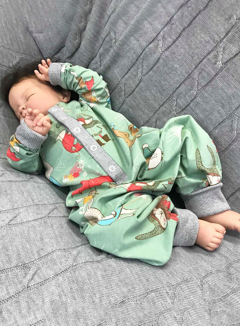 Schnittmuster Pyjama Schlafoverall Siesta (50-140) – Bild 5